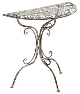 Bistro stolek NURRA 80 cm 36 cm Kov Šedá