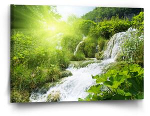 Sablio Obraz Kaskádovitý vodopád - 60x40 cm