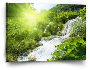 Sablio Obraz Kaskádovitý vodopád - 90x60 cm