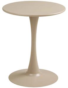 -25 % Dny MOMENTI– Nordic Living Béžový kovový zahradní bistro stolek Leira 60 cm
