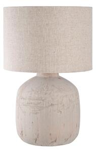 Krémová stolní lampa s textilním stínidlem (výška 46,5 cm) Bilby – House Nordic