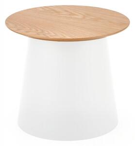 Konferenční stolek- AZZURA-S- Přírodní / Bílý