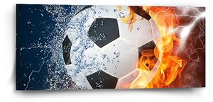 Sablio Obraz Fotbalový míč - 110x50 cm