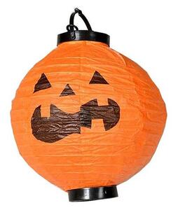 Lampion Halloween s LED světly, pr. 20 cm