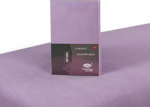 Prostěradlo Jersey 100x200 fialová s elastanem napínací LeRoy