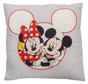 Dekorační polštářek MICKEY MOUSE 40x40 cm - více barev Barva: Světle šedá