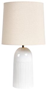 Stolní lampa SALIENTE Keramika Krémově bílá