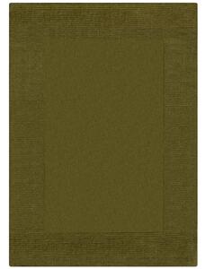 Kusový ručně tkaný koberec Tuscany Textured Wool Border Green 120x170 cm