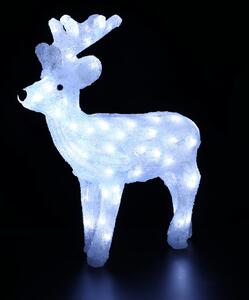 ACA Lighting LED vánoční sob, 49 cm, venkovní i vnitřní, studená bílá