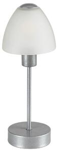Rabalux LYDIA stolní svítidlo max. 40W | E14 - stmívatelná, dotykový spínač, stříbrná