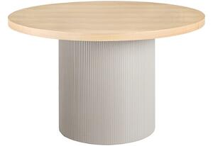 Nordic Living Dřevěný kulatý jídelní stůl Sola 120 cm