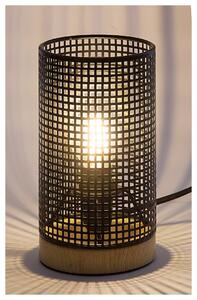 Rabalux BOOGIE stolní svítidlo max. 25W | E14 - imitace dřeva, černá