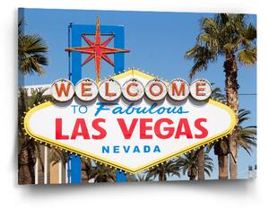 Sablio Obraz Welcome to Las Vegas - 90x60 cm