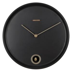 Nástěnné hodiny s kukačkou 6123BK Karlsson 30cm, černé
