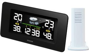 Sencor SWS 5270 meteostanice s bezdrátovým snímačem, černá