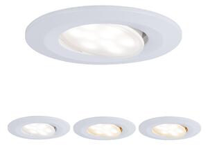 P 99934 Vestavné svítidlo LED Calla kruhové 1x5,5W bílá mat výklopné nastavitelná teplota barvy 999.34 - PAULMANN