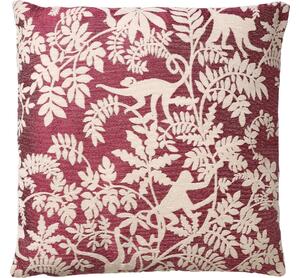 Dekorační povlak na polštář ABU MERLOT 45x45 cm, vínový