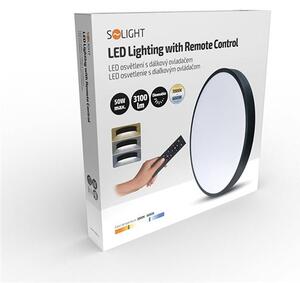 SOLIGHT LED svítidlo 50W, 3100lm, 3000K-6000K CCT, Dim, 40cm, dálkový ovladač