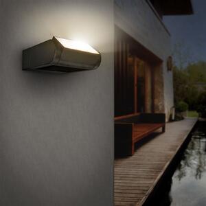 SOLIGHT LED venkovní nástěnné svítidlo CROTONE 7W | 450lm | 3000K | IP54, náklopné černé