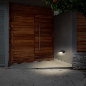 SOLIGHT LED venkovní nástěnné svítidlo CROTONE 7W | 450lm | 3000K | IP54, náklopné černé