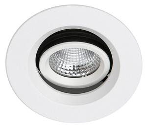 Italux DA-401C/WK-WW/50 LED zápustné stropní bodové svítidlo Torres 1x13W | 1300lm | 3000K | IP44 - bílá