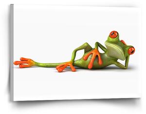 Sablio Obraz Ležící žába - 120x80 cm