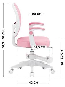 Dětská otočná židle Mark Adler Junior 3.1 Pink