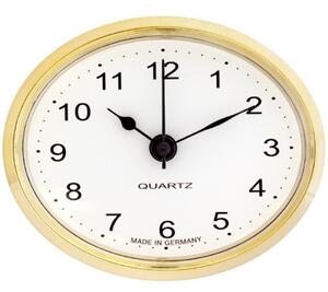 MPM Vestavné hodiny 80x65 mm - zlaté, arabské číslice 550/4130-02 E22.4777.006903