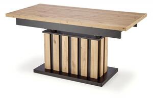 Jídelní stolek BARETTI (Dub artisan / Černá)