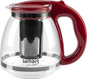 Lamart LT7074 konvice Verre, 1,5 l, červená