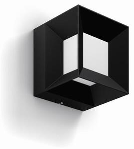 PH 16480/30/P0 LED Venkovní nástěnné svítidlo Philips Parterre 16480/30/P0 černé 2700K - PHILIPS (915005377201)