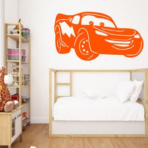 Živá Zeď Samolepka Blesk McQueen Barva: oranžová, Velikost: 60 x 35 cm