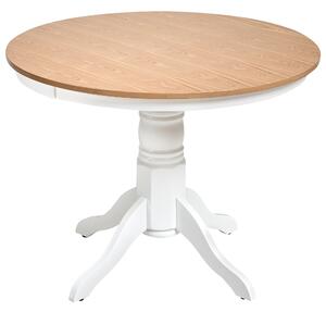 Jídelní stůl AKRON Světlý jasan 100 cm 100 cm Dřevo
