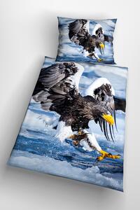 Glamonde 3D povlečení Eagle se zipem 140×200 cm