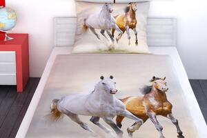 Glamonde 3D povlečení Horse se zipem 140×200 cm