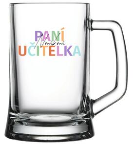 Personalizovaná pivní sklenice pro paní učitelku/pana učitele