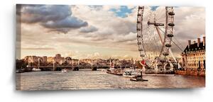 Sablio Obraz London eye - 110x50 cm