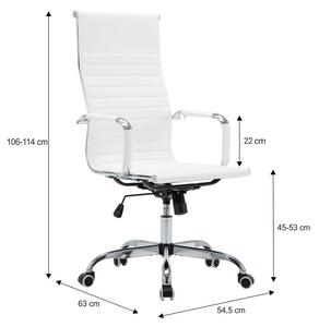 Bílá kancelářská židle AZURE 2 NEW