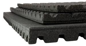 Mosolut Rubber Deska ANTISHOCK, Indoor, černá 100x100 - 25 mm MSFT141
