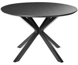 Jídelní stůl FITZROY Černá 120 cm 120 cm