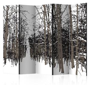 Artgeist Paraván - trees - autumn II [Room Dividers] Velikosti (šířkaxvýška): 225x172
