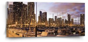 Sablio Obraz Městský přístav - 110x50 cm