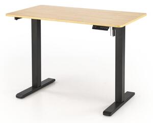 Výškově nastavitelný psací stůl B53 (Zlatý dub / Černá)