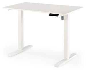 Výškově nastavitelný psací stůl B53 (Bílá)