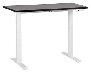 Elektricky výškově nastavitelný pracovní stůl DESTINES Černá/Bílá 120 cm 72 cm