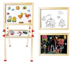 Bino Magnetická oboustranná tabule, 80 x 40 x 42 cm