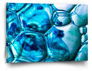 Sablio Obraz Modré bubliny - 90x60 cm