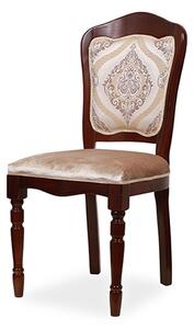 IBA Masivní jídelní židle LAURA Typ: Třešeň, Potah: Látka, Konstukce: Bez opěrek