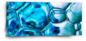 Sablio Obraz Modré bubliny - 110x50 cm