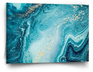 Sablio Obraz Modrý pigment - 90x60 cm